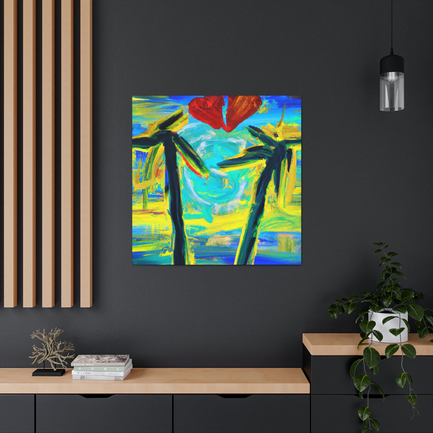 Lovely Palm Treescape - Canvas