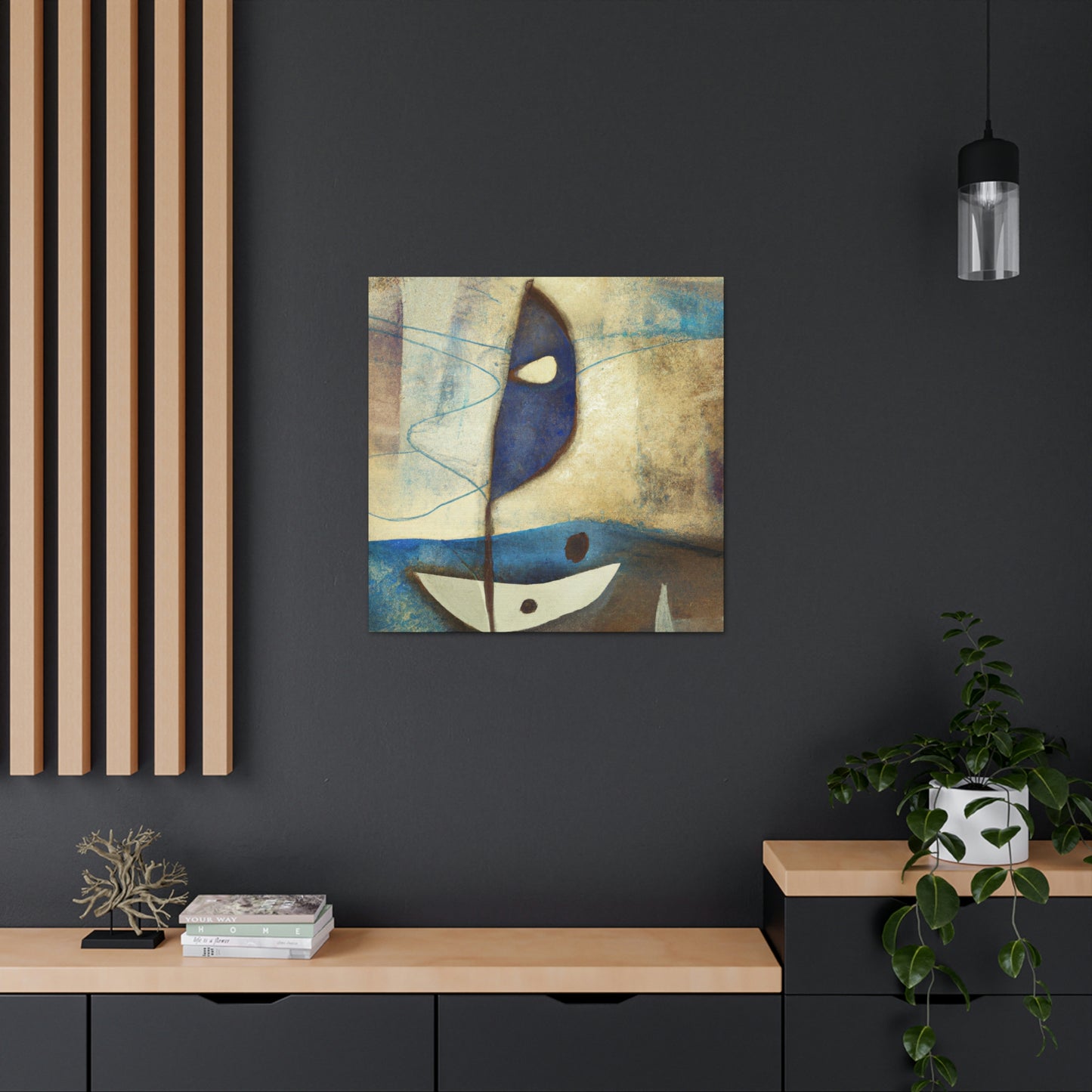 Sailing on Blue Waves - Canvas