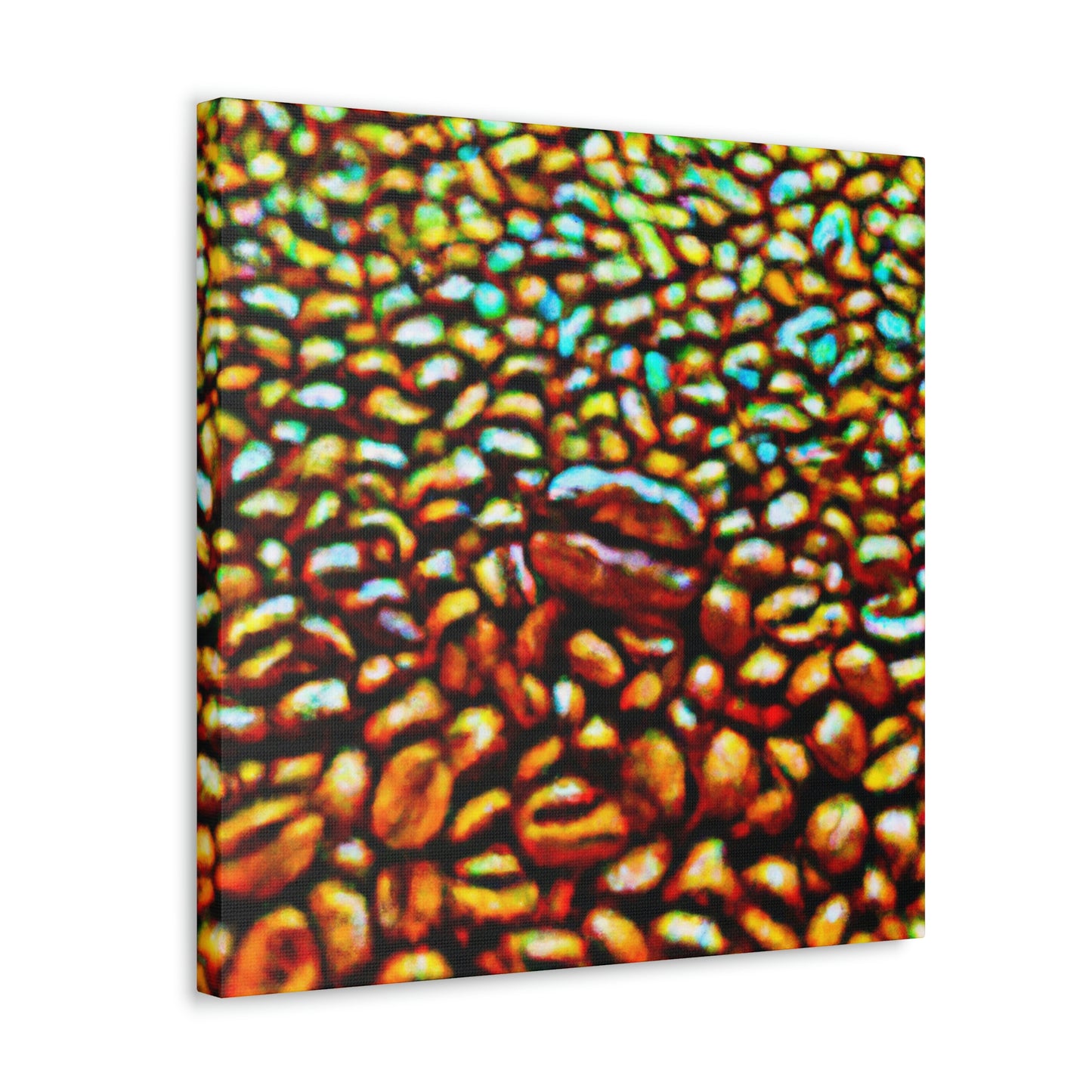 Coffee in Pointillism - Canvas