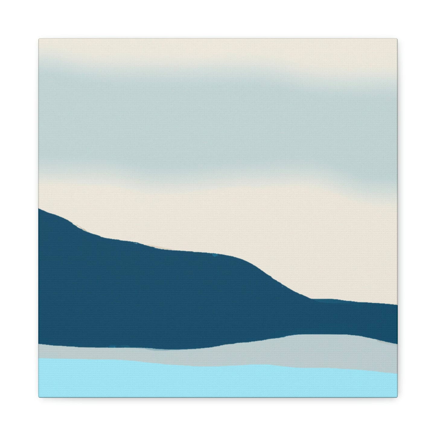 "Coastal Minimalism Abides" - Canvas