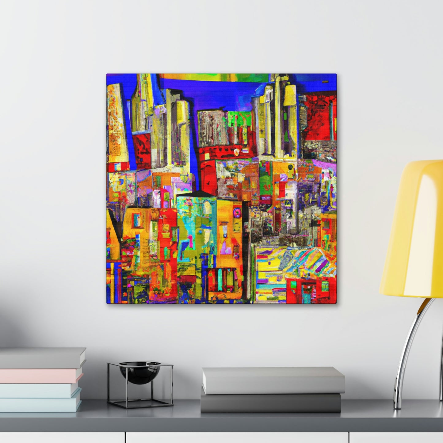 Urban Street Panorama - Canvas