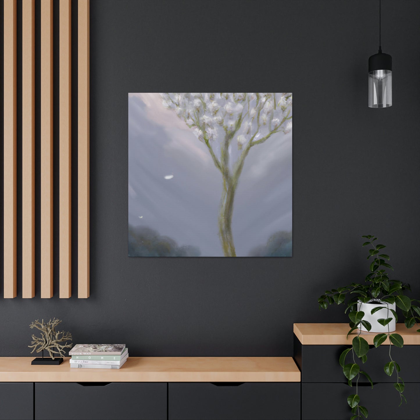 "Magnolia's Mystic Bloom" - Canvas