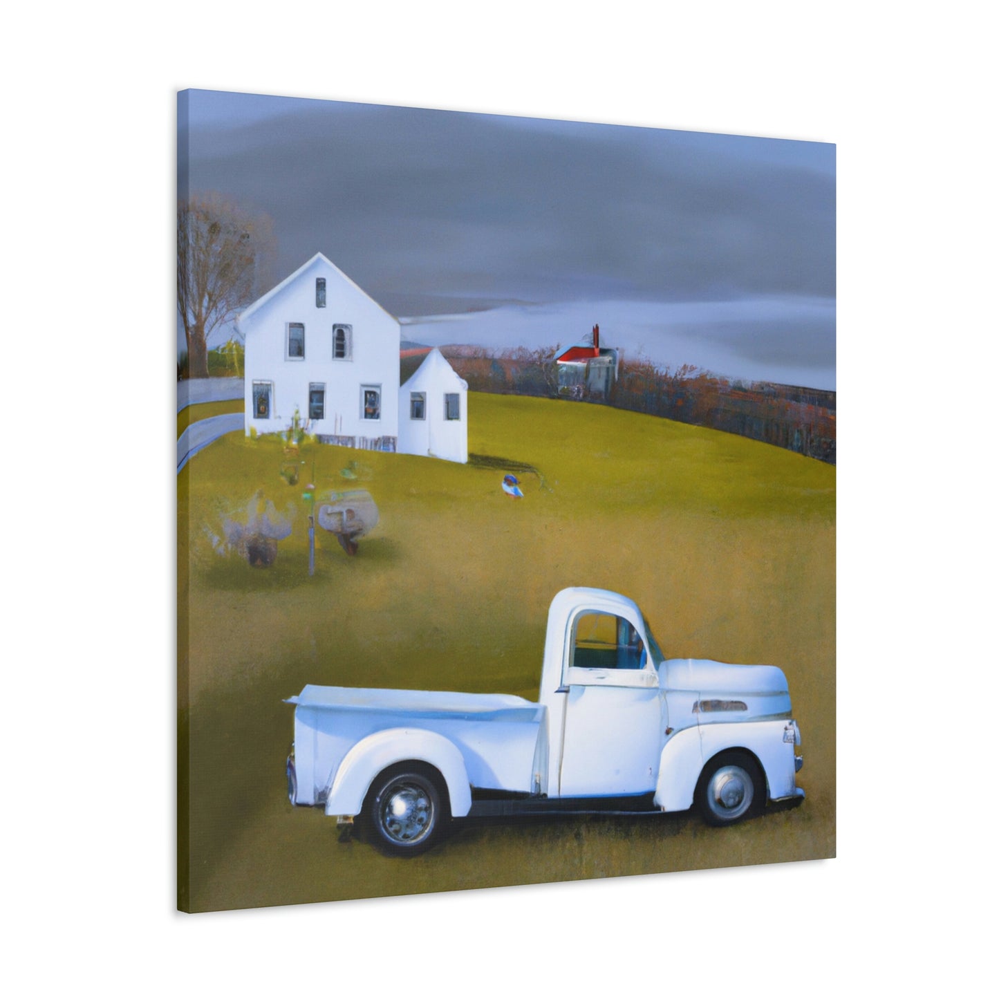 "Old Pickup Surreality" - Canvas