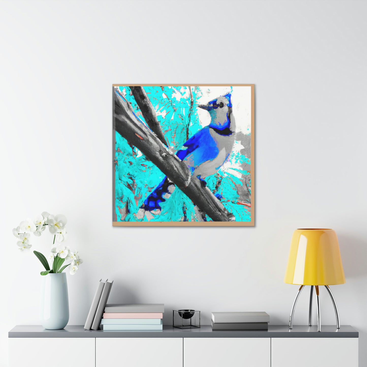 "A Blue Jay's Flight" - Canvas