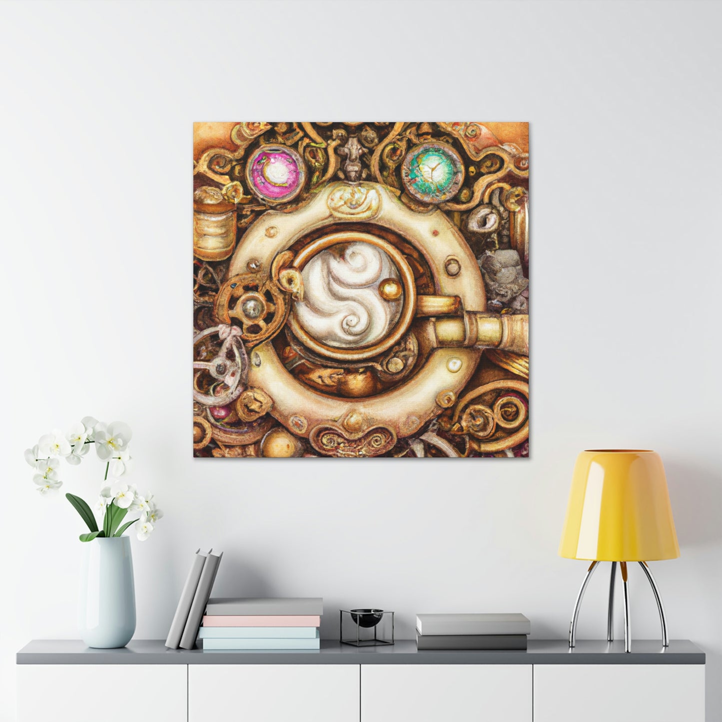 Cappuchino Steampunk Dream - Canvas