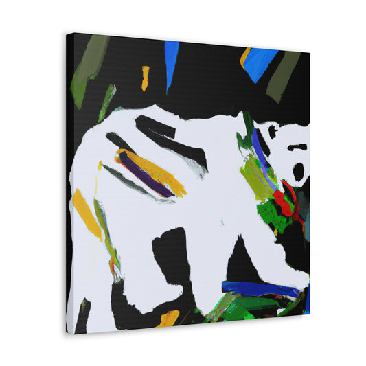 "Polar Bear's Expressionism" - Canvas