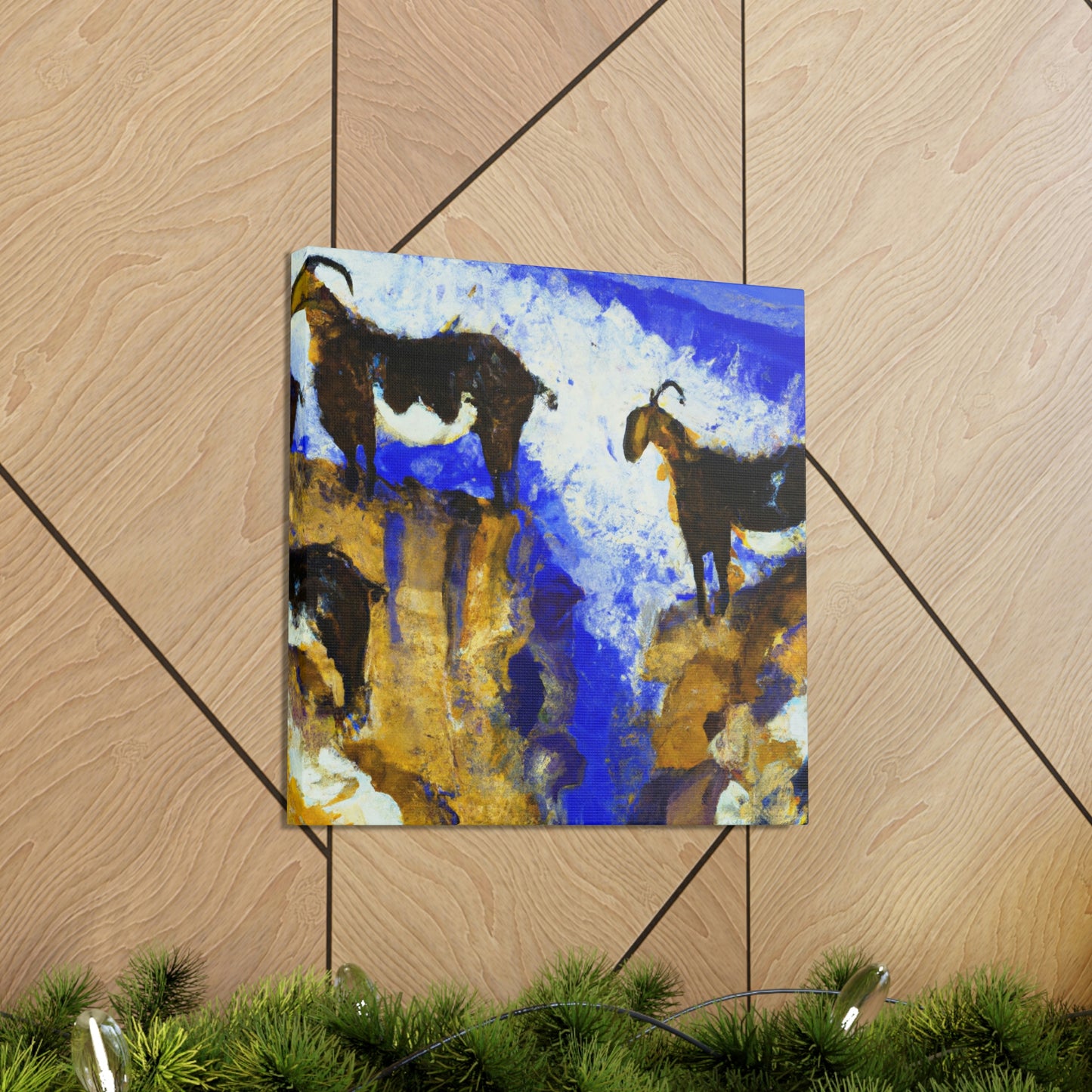 Mountain Goats Unleashed - Canvas