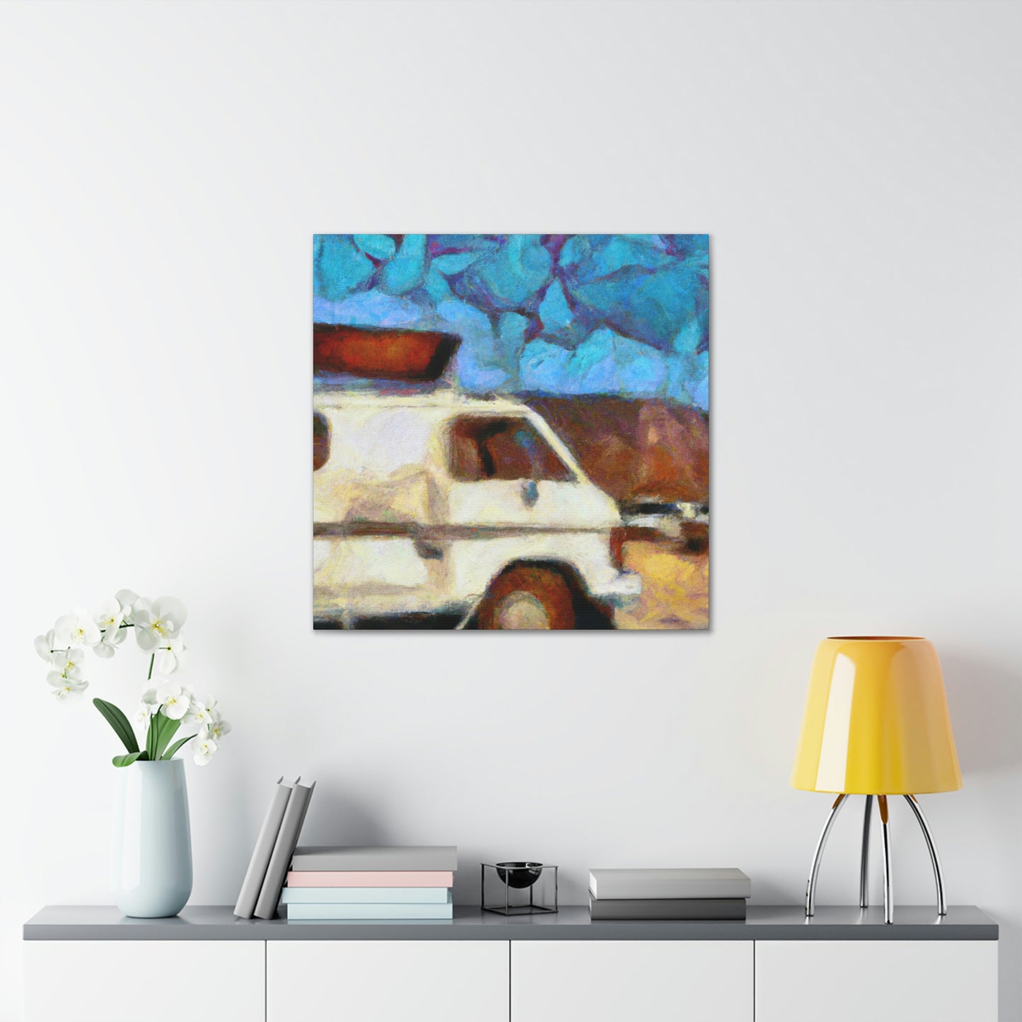 Van of Wanderlust - Canvas