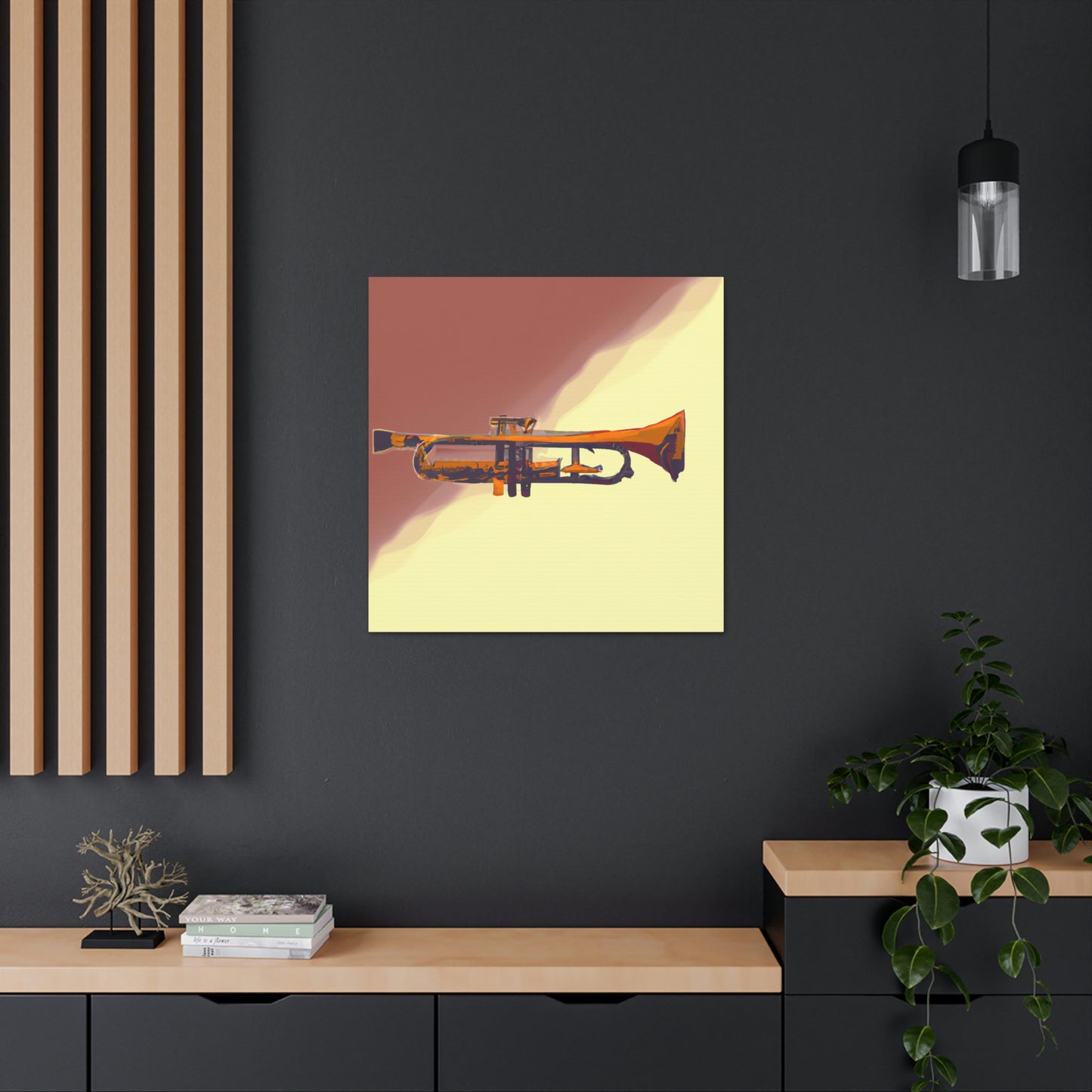 "A Brassy Trumpet Song" - Canvas