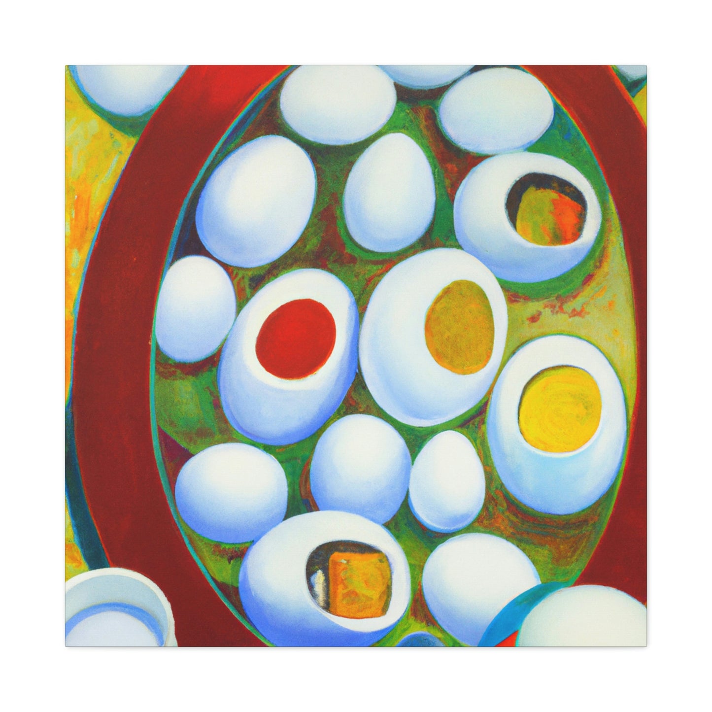 "Eggs of Abstract Emotion" - Canvas