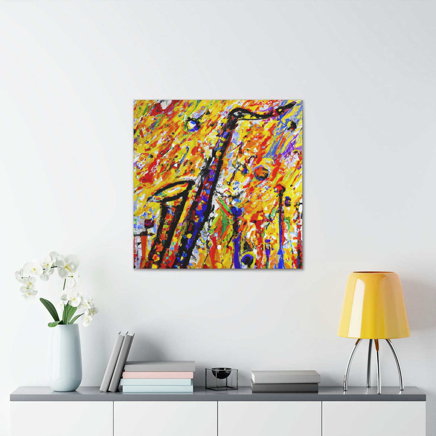 "Harmony of the Clarinet" - Canvas