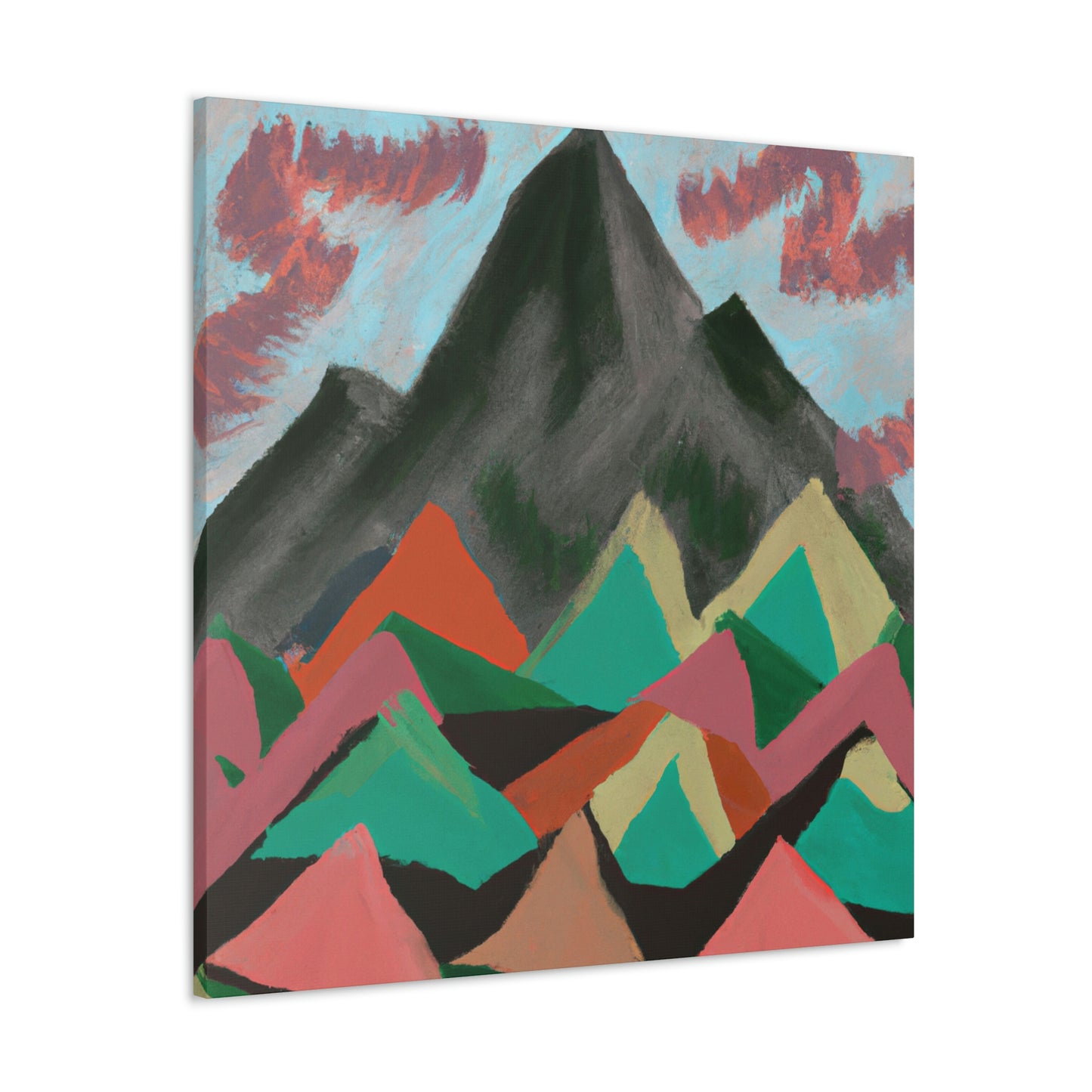 Mountain Majesty Mosaic - Canvas