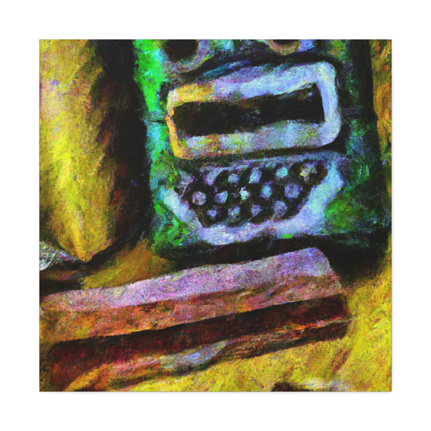 Harmonica in Expressionism - Canvas