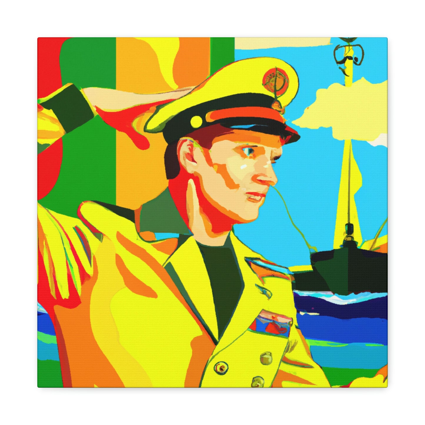 Marines in Pop Art - Canvas