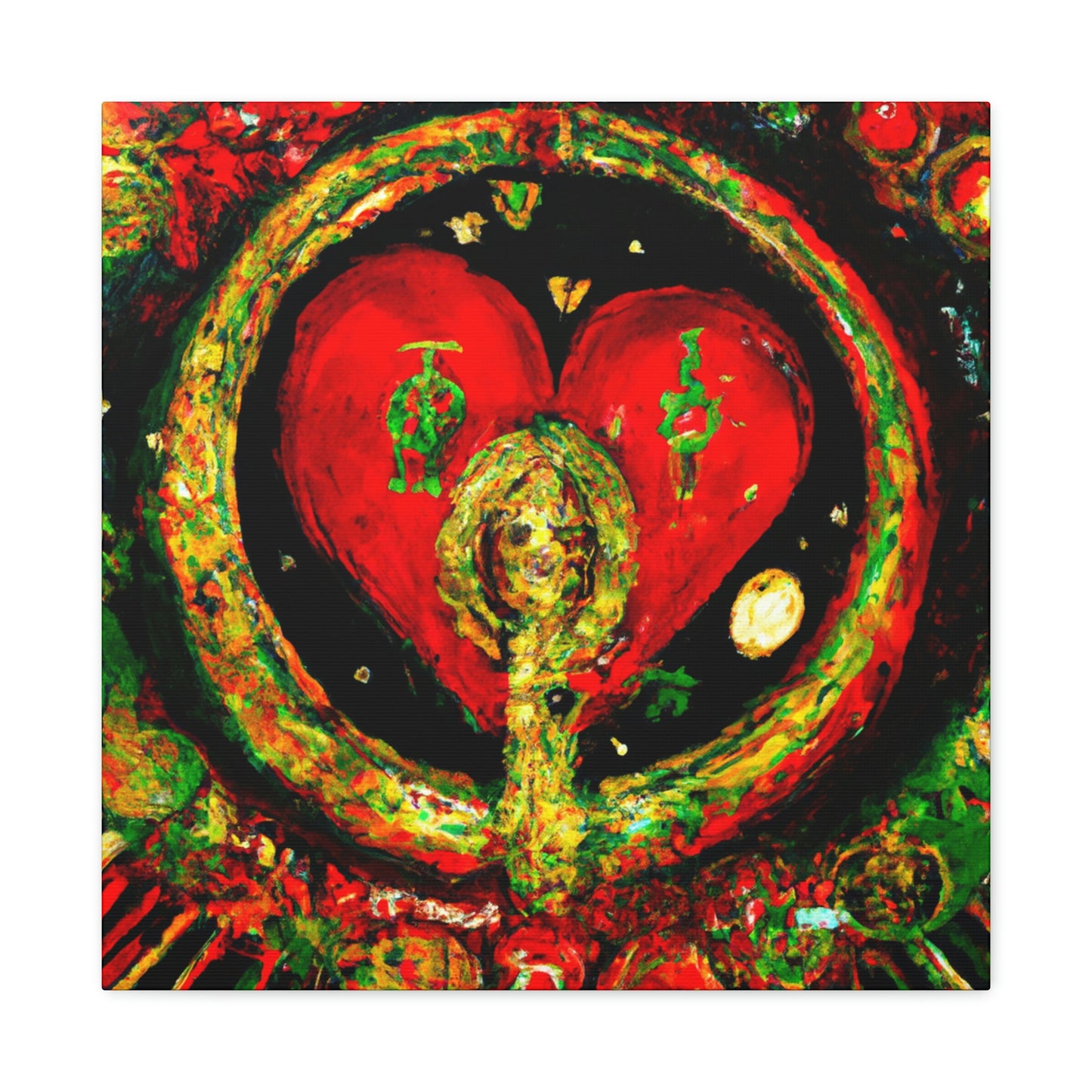 Love's Radiant Halo - Canvas