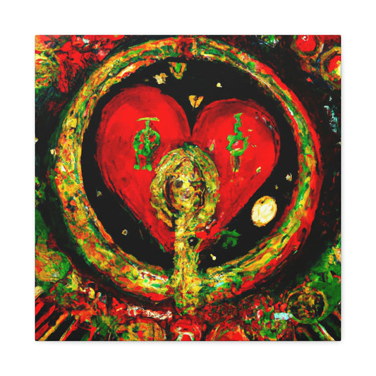 Love's Radiant Halo - Canvas