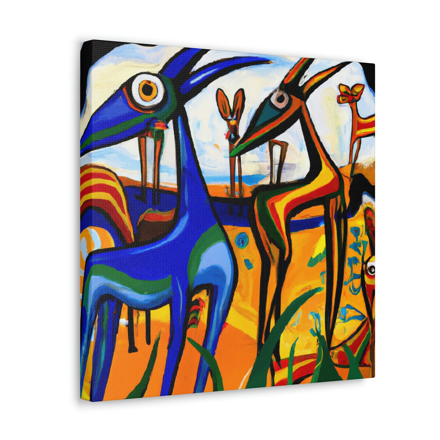 Gazelle in Golden Noon - Canvas