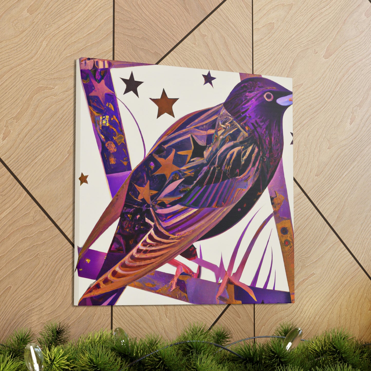 "Starling Art Deco Dream" - Canvas