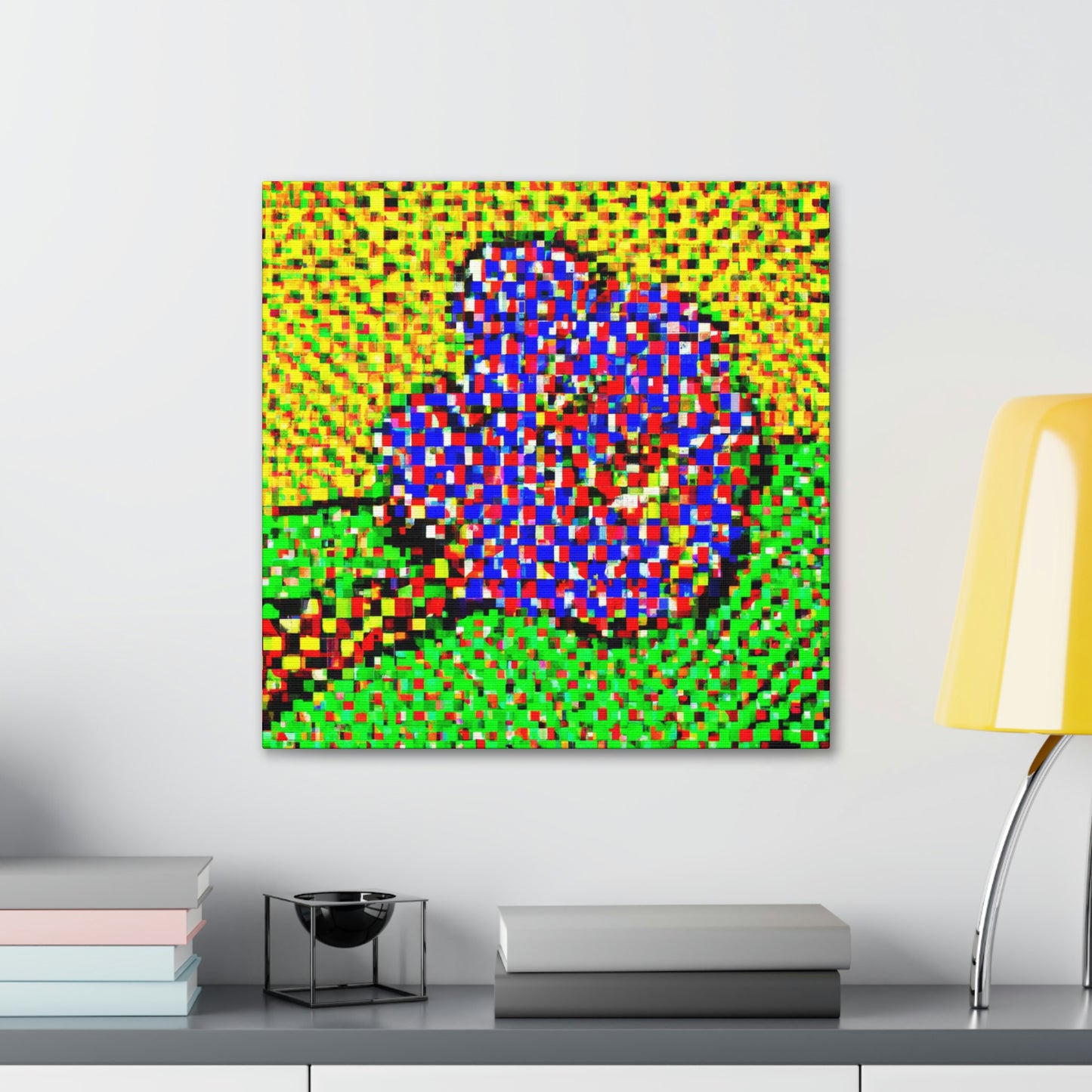 Pop Art Pointillism. - Canvas