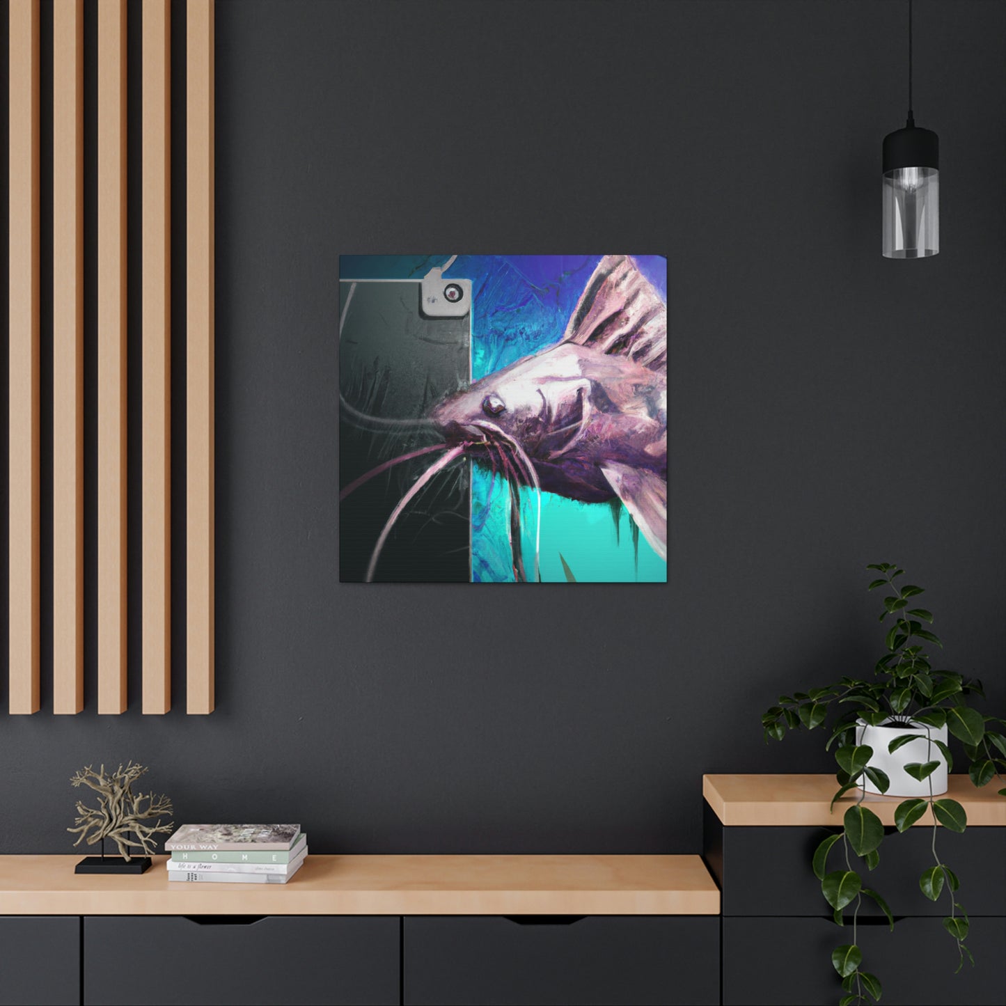 "Corydoras Catfish Conjuring" - Canvas