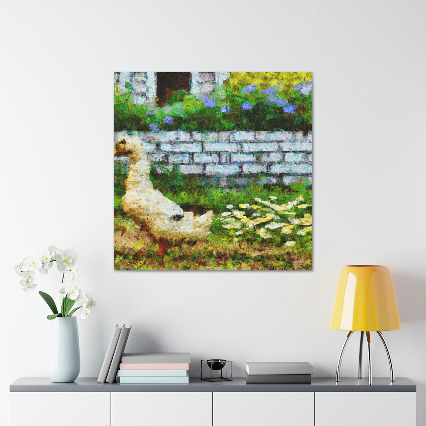 "Quacking by the Water" - Canvas