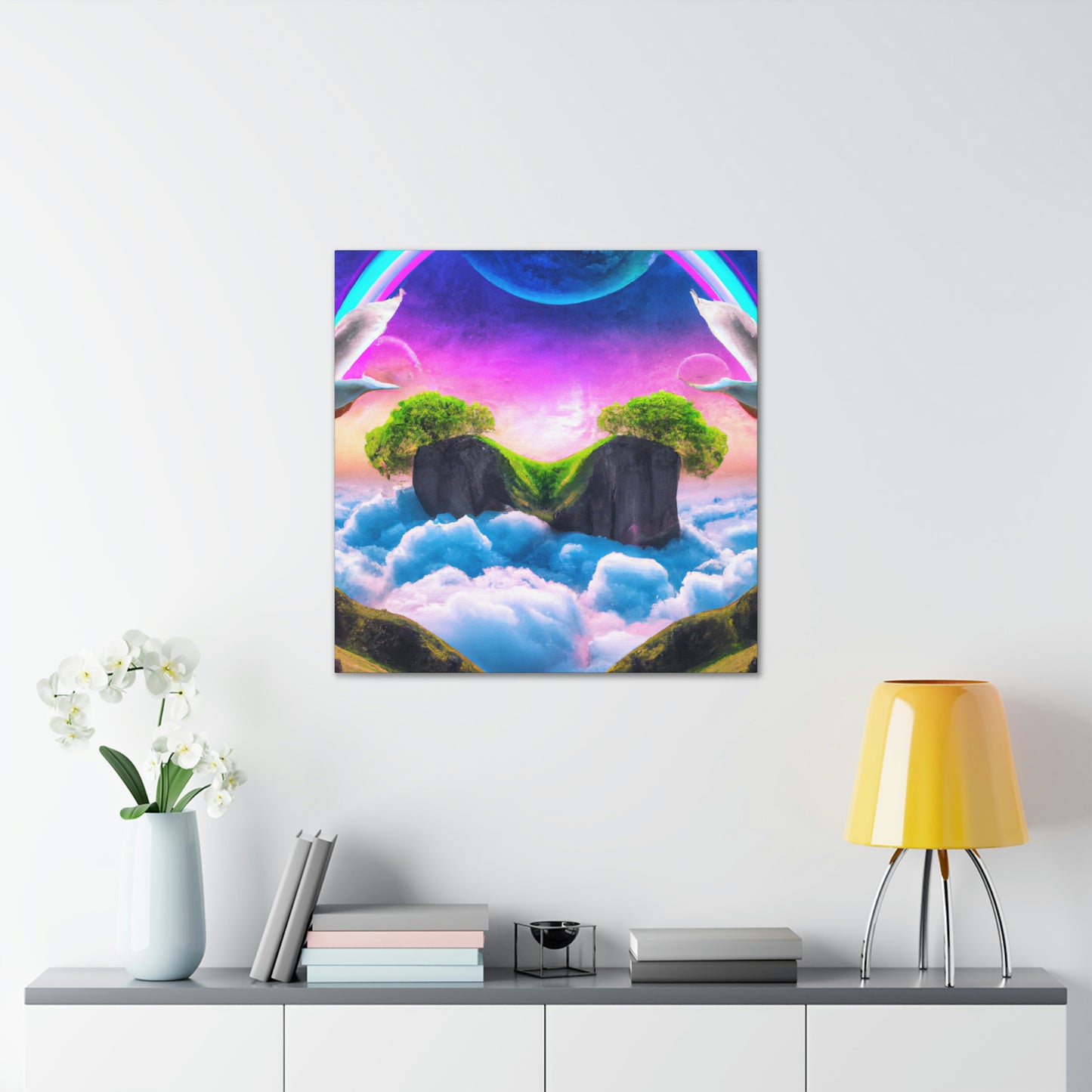 "Dreamy Supernatural Vista" - Canvas