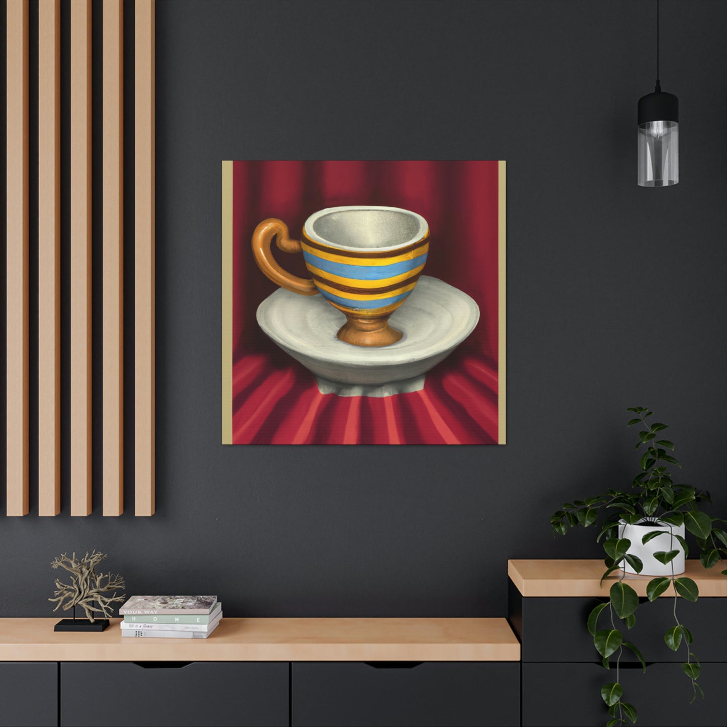 Coffee Cup Neoclassicism - Canvas