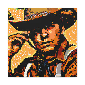 "Ranch Hand Pointillism" - Canvas