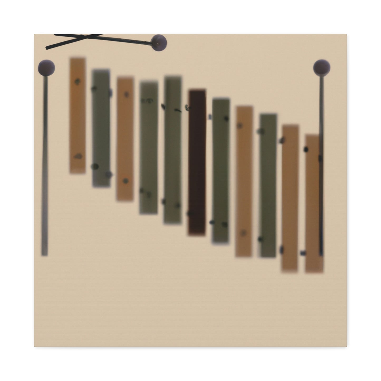 "Xylophone Abstract Minimalism" - Canvas