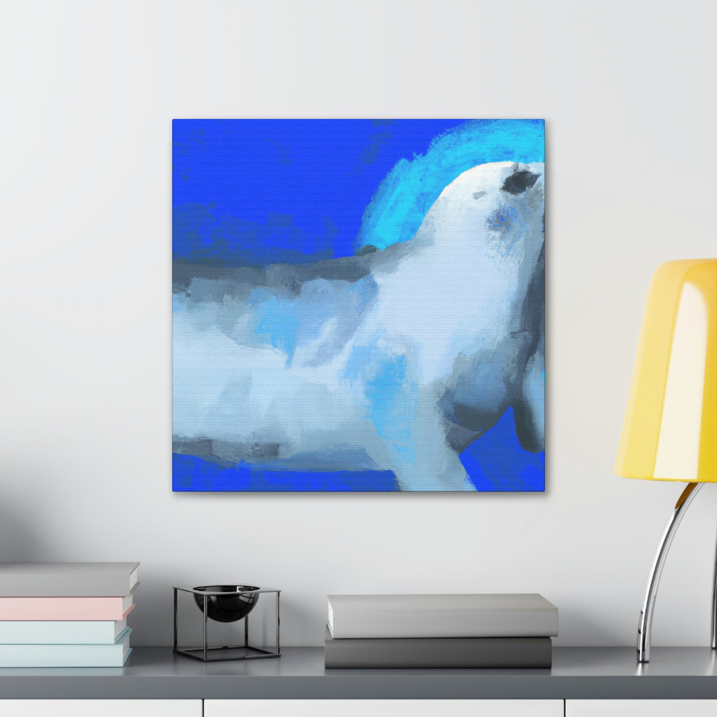 "Harp Seal in Expressionism" - Canvas