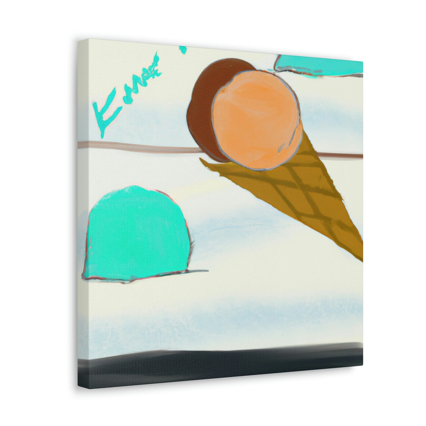 "Ice Cream Escape” - Canvas