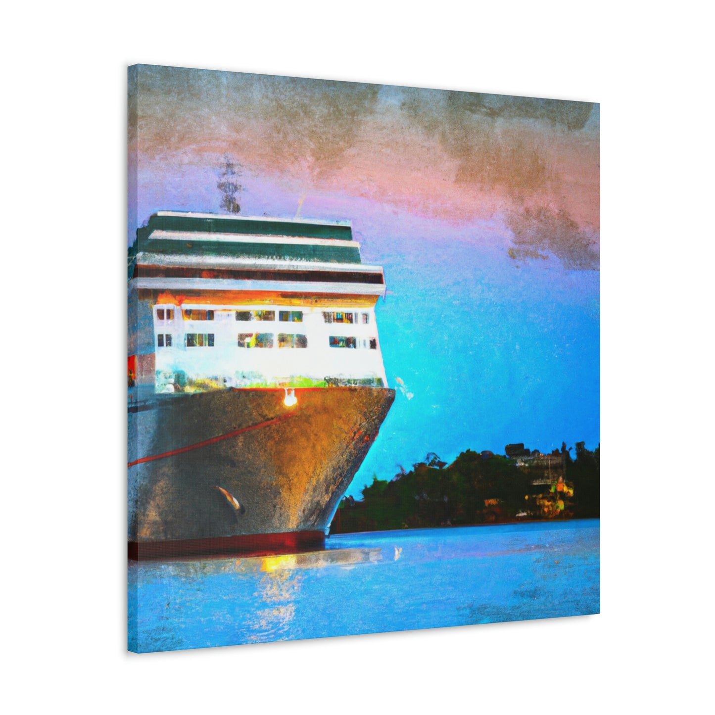 "Cruise Ship Symphony Scene" - Canvas