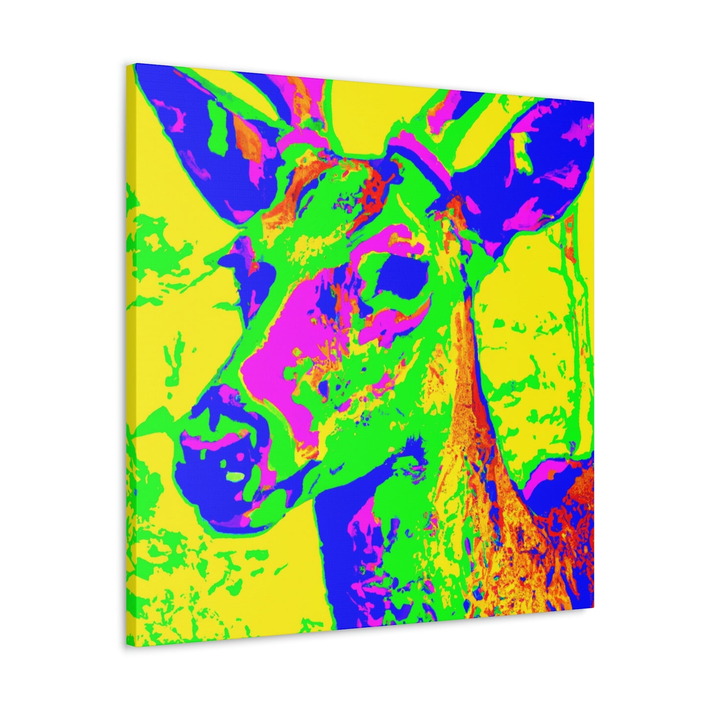 Whitetail Deer Pop Art - Canvas