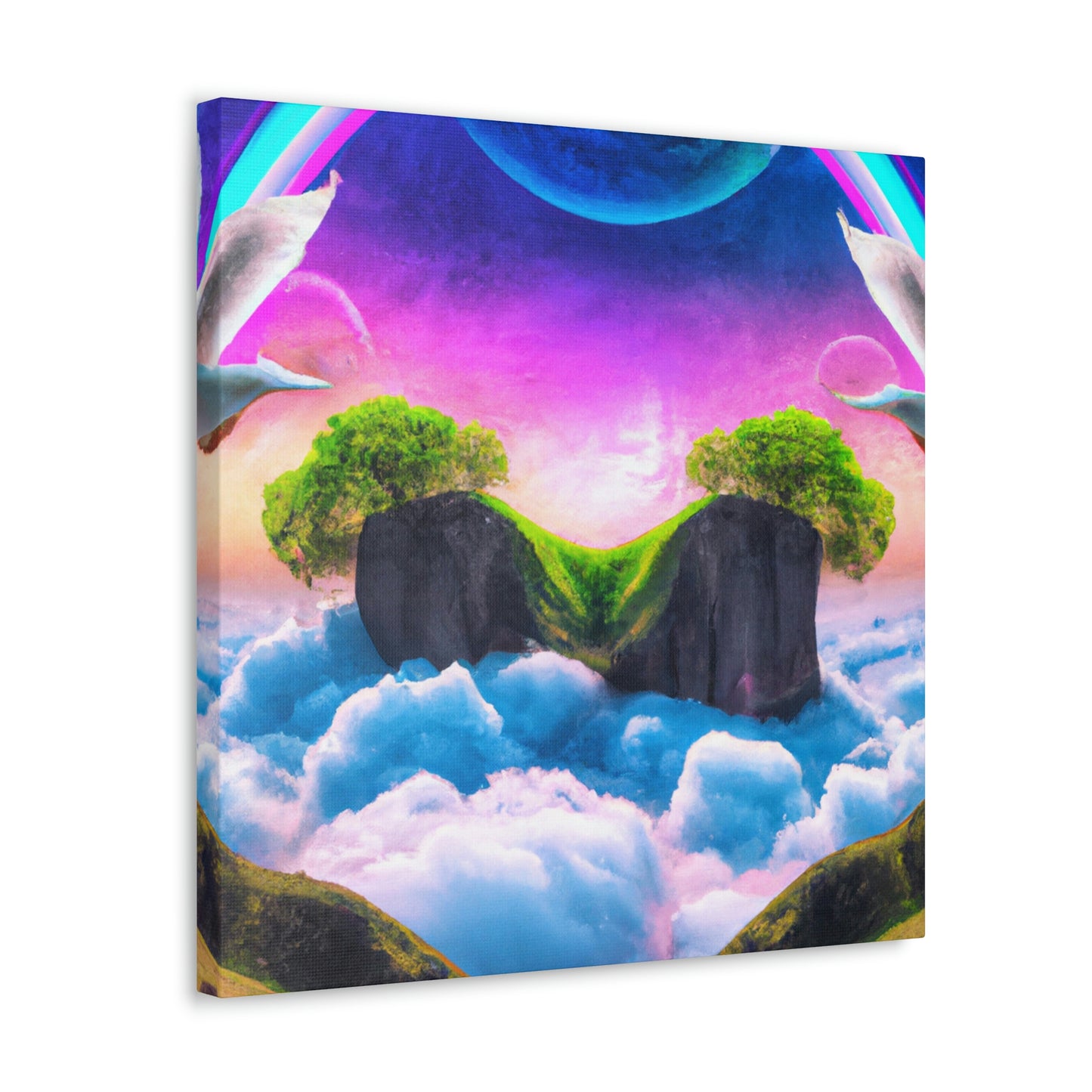 "Dreamy Supernatural Vista" - Canvas