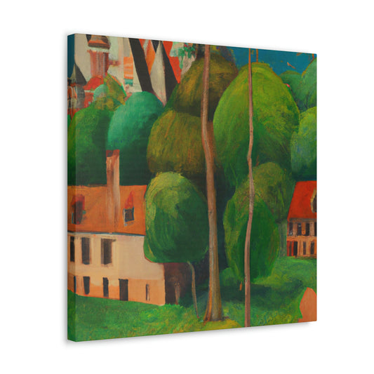 "Old Tudor Homestead" - Canvas