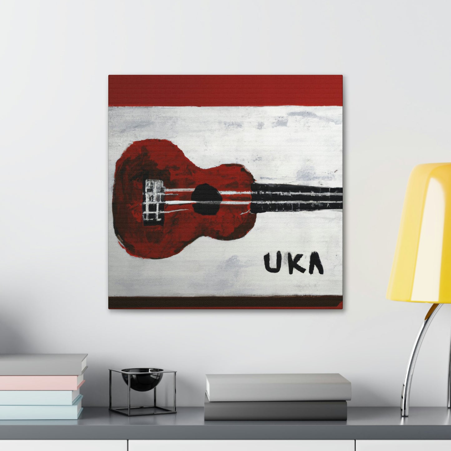 "Ukulele Minimalism Dream" - Canvas