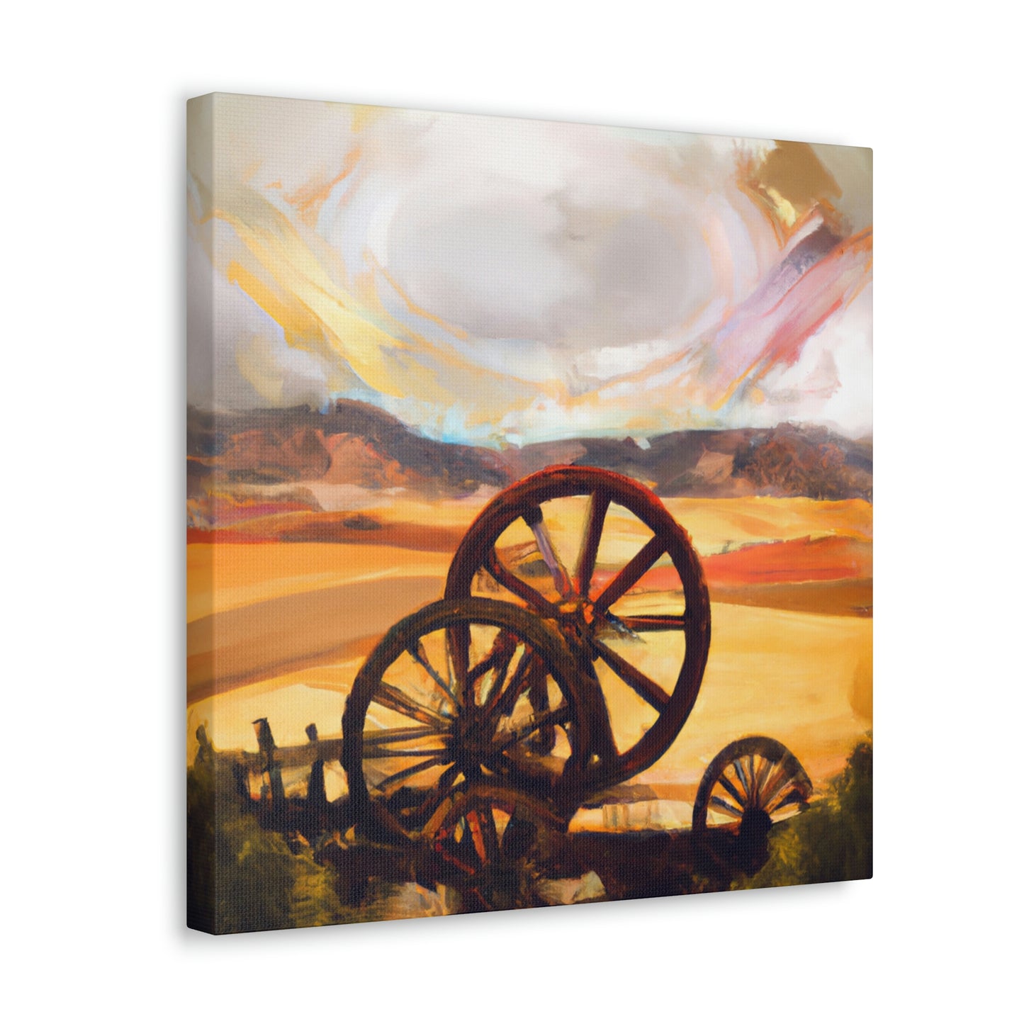 Wheeling Through History - Canvas