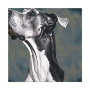 "Great Dane in Baroque" - Canvas