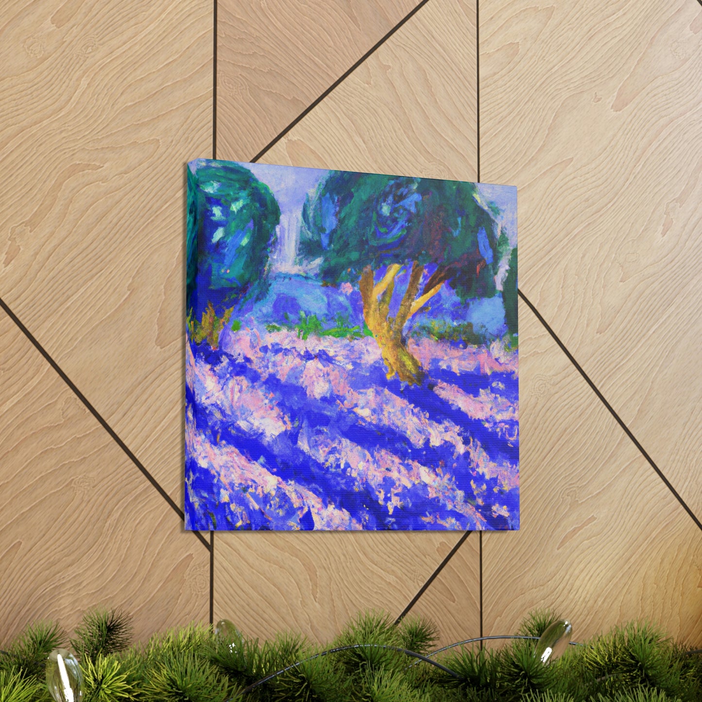 "Lavender in Expressionism" - Canvas