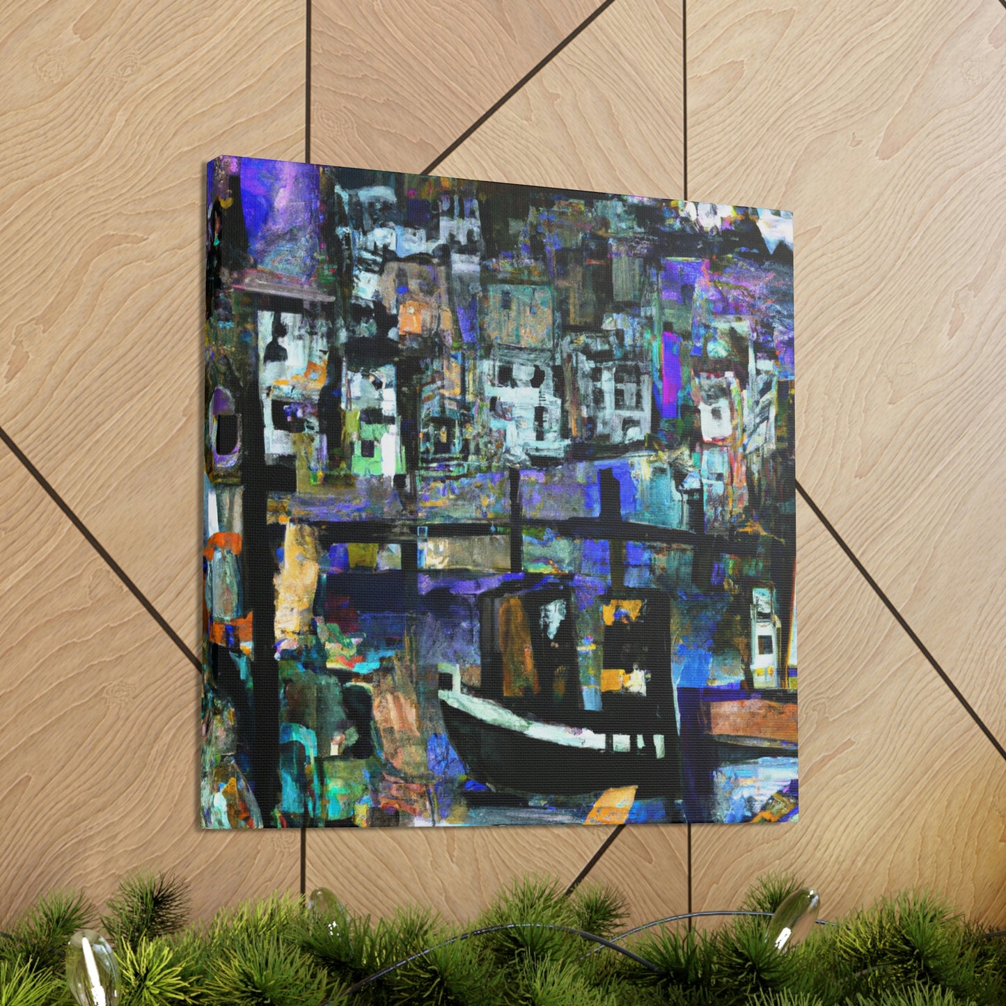 Harbor of Expressionism - Canvas