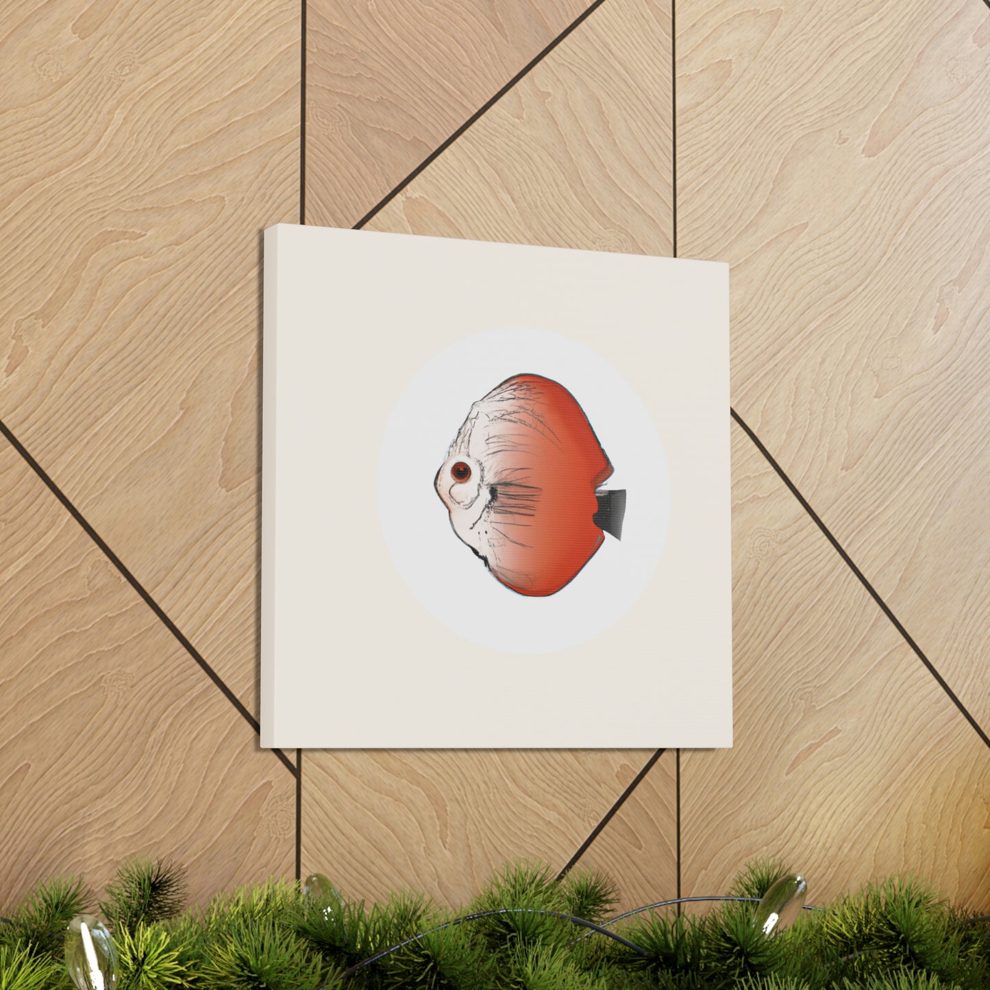 Serene Sunlit Discus - Canvas