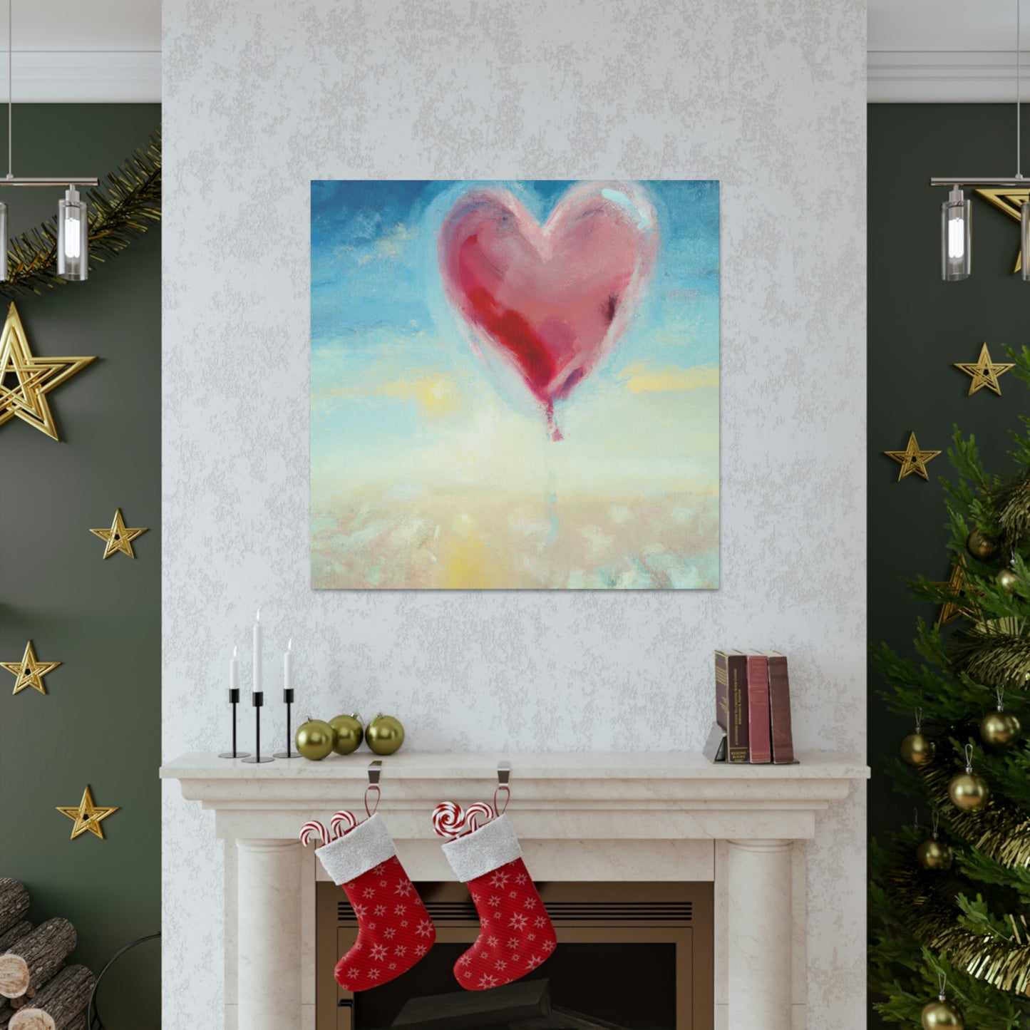 "Heart in the Air" - Canvas