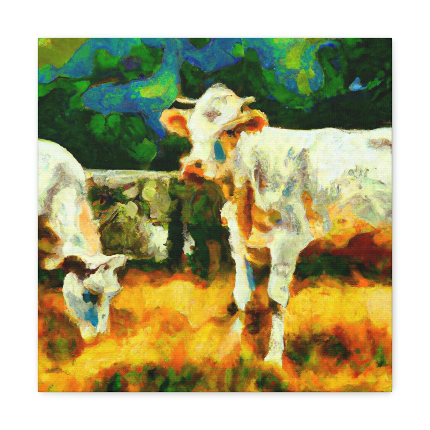 "Jersey Cow Visionary" - Canvas