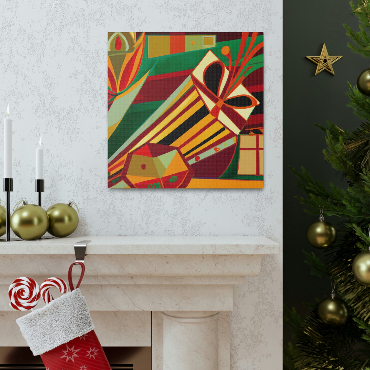 Presents in Art Deco - Canvas