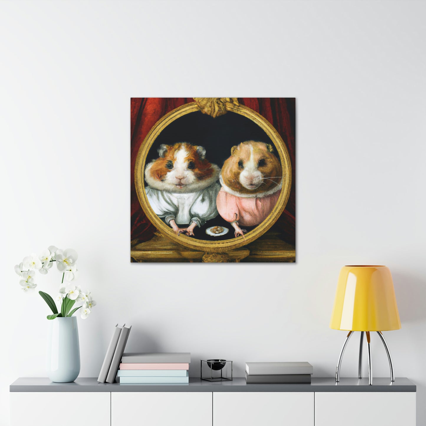 Hamsters in Splendor - Canvas