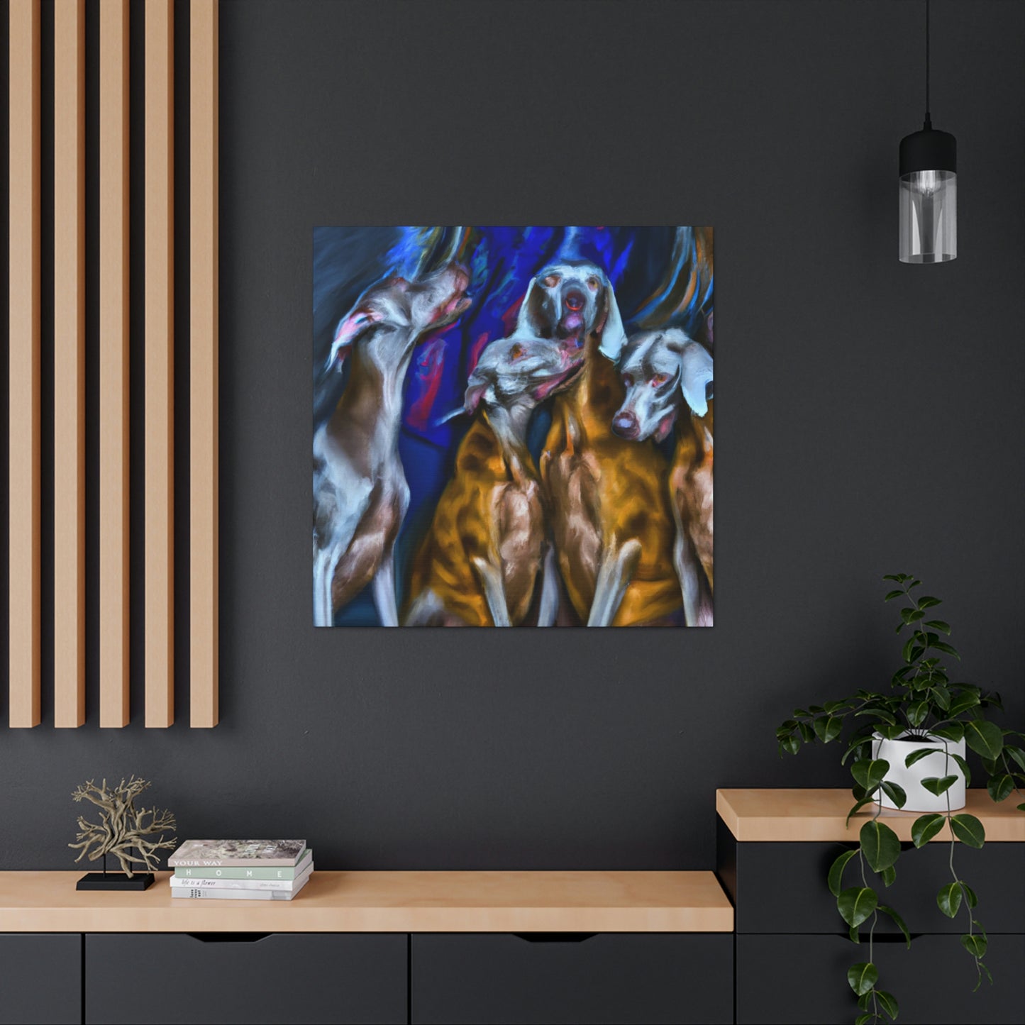 Weimaraner Surreal Wonder - Canvas