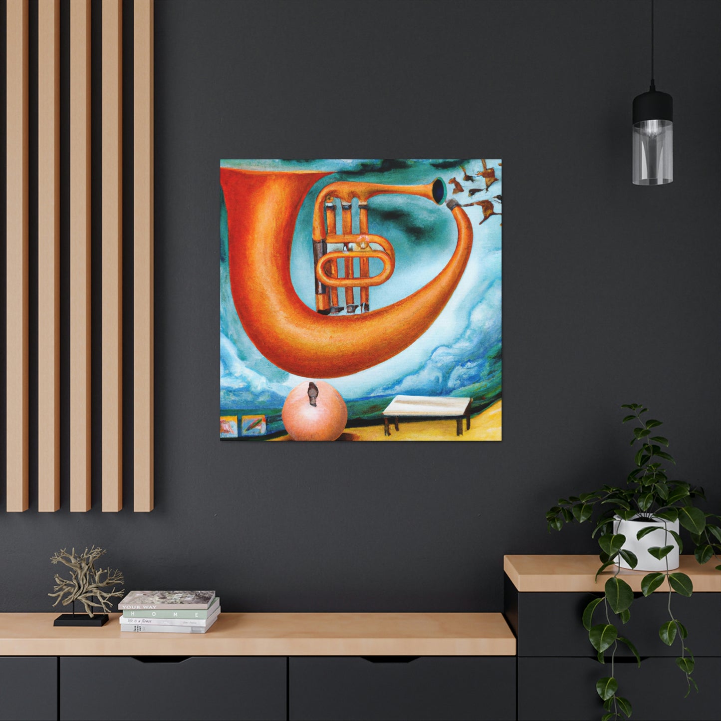 "Trumpet in a Dreamscape" - Canvas