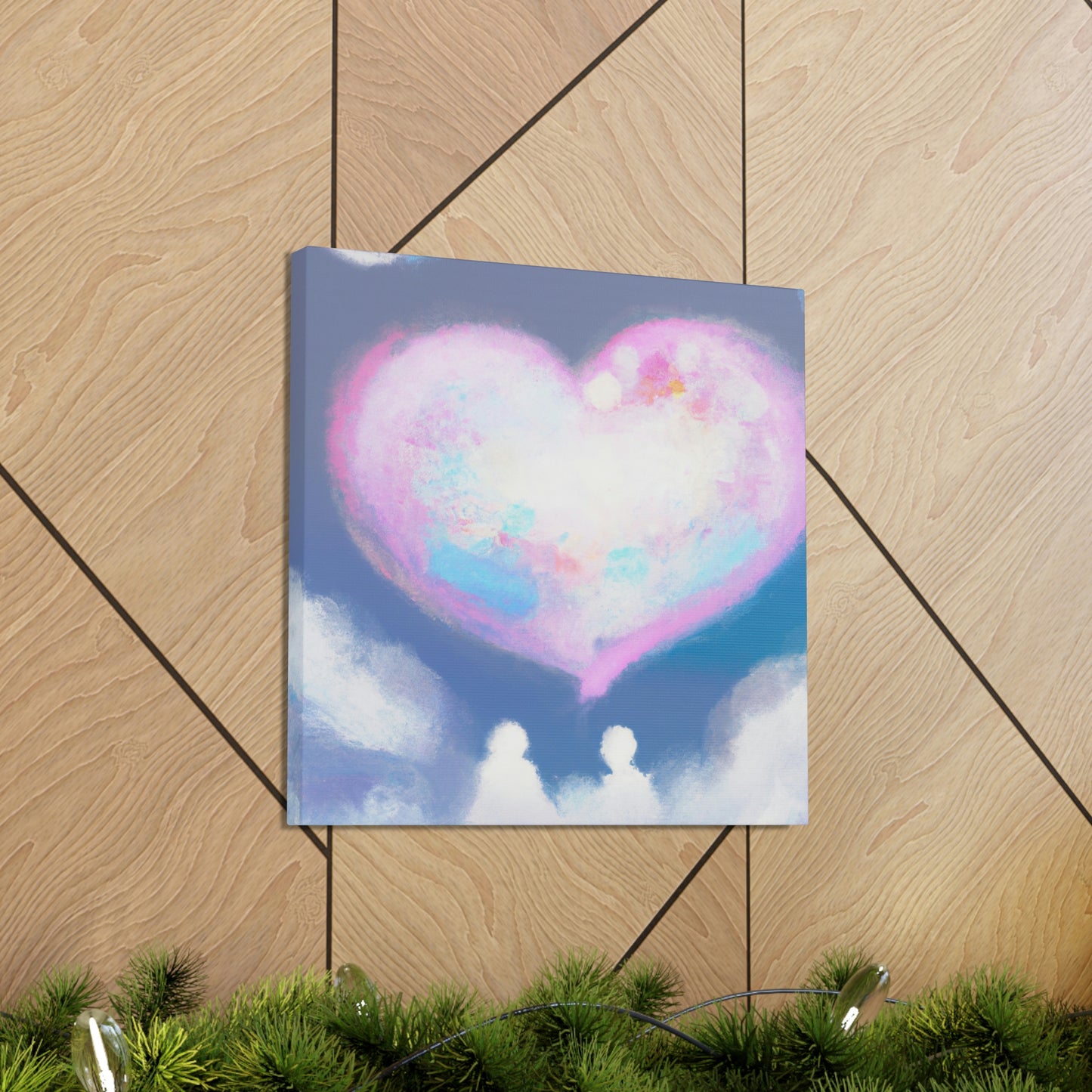 Hearts in Heaven's Clouds - Canvas