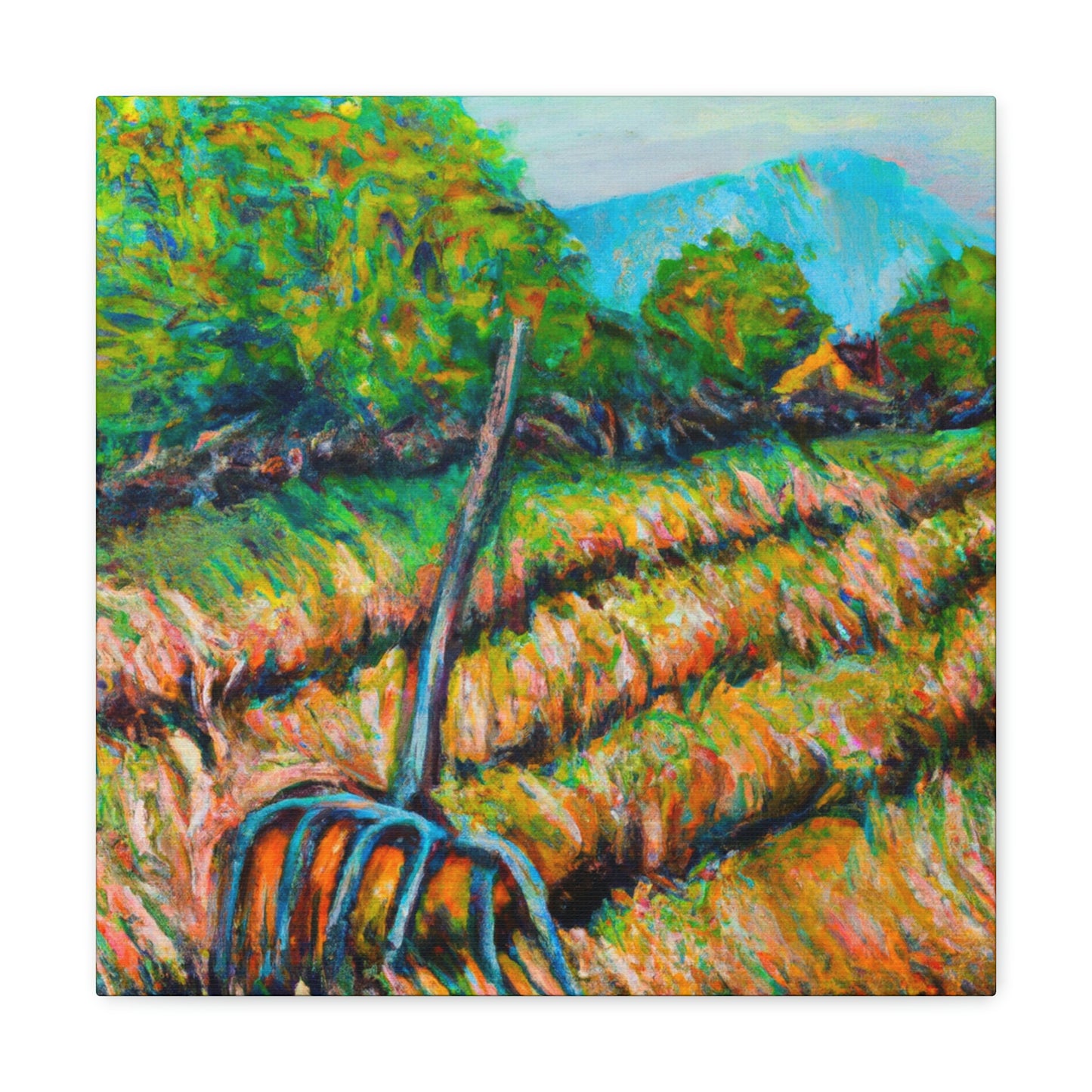 A Pitchfork Impression - Canvas