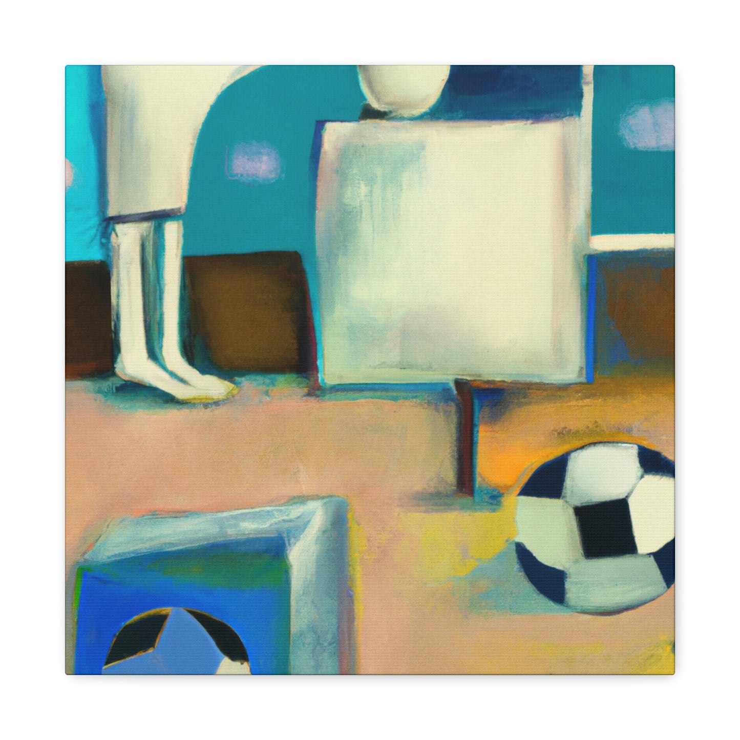 Football in Orbit - Canvas